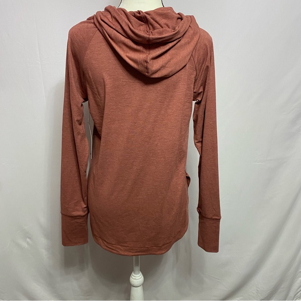Velocity Activewear Terracotta Long Thumbhole Sleeves Top Size S #1531 - Picture 4 of 16